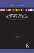 Cover: Australian Climate Policy and Diplomacy - Routledge