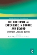 Cover: The Doctorate as Experience in Europe and Beyond - Routledge