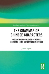 Enlarge image Cover: The Grammar of Chinese Characters - Routledge