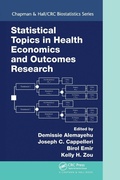 Cover: Statistical Topics in Health Economics and Outcomes Research - Chapman & Hall/CRC