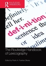 Cover: The Routledge Handbook of Lexicography - Routledge
