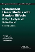 Cover: Generalized Linear Models with Random Effects - Chapman & Hall/CRC