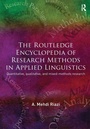 Cover: The Routledge Encyclopedia of Research Methods in Applied Linguistics - Routledge