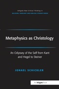 Cover: Metaphysics as Christology - Routledge