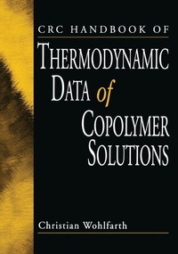 Abbildung von: CRC Handbook of Thermodynamic Data of Copolymer Solutions - CRC Press