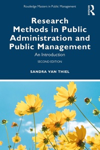 Enlarge image Cover: Research Methods in Public Administration and Public Management - Routledge