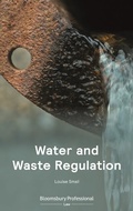 Abbildung von: Water and Waste Regulation - Bloomsbury Professional