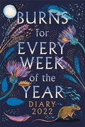Cover: Burns for Every Week of the Year Diary 2022 - Black and White Publishing