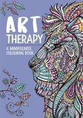 Cover: Art Therapy: A Mindfulness Colouring and Doodle Book for Adults - LOM Art