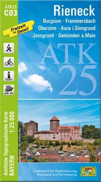 Abbildung von: ATK25-C03 Rieneck (Amtliche Topographische Karte 1:25000) - Landesamt für Digitalisierung, Breitband und Vermessung, Bayern