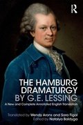 Cover: The Hamburg Dramaturgy by G.E. Lessing - Routledge