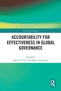 Cover: Accountability for Effectiveness in Global Governance - Routledge