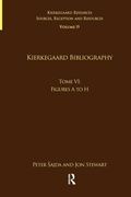 Cover: Volume 19, Tome VI: Kierkegaard Bibliography - Routledge