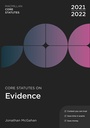 Cover: Core Statutes on Evidence 2021-22 - Red Globe Press