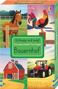 Cover: Schnapp und weg! Das superschnelle Kartenspiel: Bauernhof - Usborne