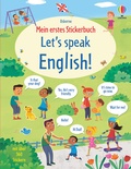 Cover: Mein erstes Stickerbuch: Let's speak English! - Usborne