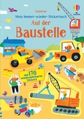 Cover: Mein Immer-wieder-Stickerbuch: Auf der Baustelle - Usborne