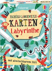 Abbildung von: Tschüss-Langeweile-Karten: Labyrinthe - Usborne