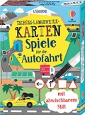 Cover: Tsch&uuml;ss-Langeweile-Karten: Spiele f&uuml;r die Autofahrt - Usborne