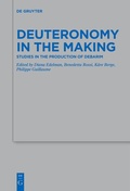 Cover: Deuteronomy in the Making - De Gruyter