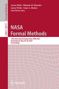 Enlarge image Cover: NASA Formal Methods - Springer