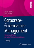 Cover: Corporate-Governance-Management - Springer Gabler