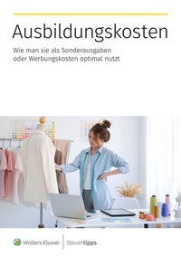 Abbildung von: Ausbildungskosten - Wolters Kluwer Steuertipps GmbH