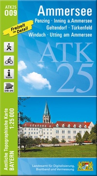 Abbildung von: ATK25-O09 Ammersee (Amtliche Topographische Karte 1:25000) - Landesamt für Digitalisierung, Breitband und Vermessung, Bayern