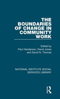 Cover: The Boundaries of Change in Community Work - Routledge