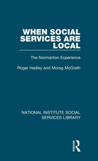 Enlarge image Cover: When Social Services are Local - Routledge