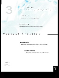 Enlarge image Cover: Textual Practice 10.3 - Routledge