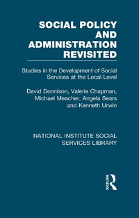 Abbildung von: Social Policy and Administration Revisited - Routledge