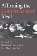 Cover: Affirming the Comprehensive Ideal - Routledge