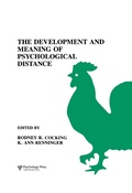 Cover: The Development and Meaning of Psychological Distance - Psychology Press Ltd