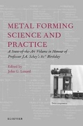 Cover: Metal Forming Science and Practice - Elsevier
