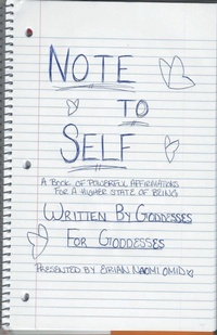 Enlarge image Cover: Note to Self - EirianWrites Studios