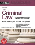 Bild: The Criminal Law Handbook - NOLO