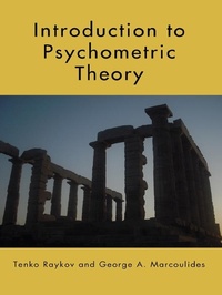Enlarge image Cover: Introduction to Psychometric Theory - Routledge