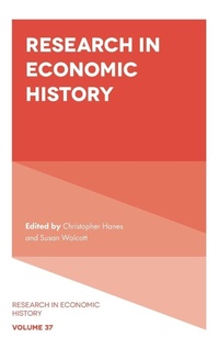 Enlarge image Cover: Research in Economic History - Emerald Publishing Limited