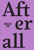 Cover: Afterall: Volume 52 - Afterall Publishing