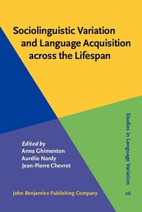 Abbildung von: Sociolinguistic Variation and Language Acquisition across the Lifespan - John Benjamins Publishing Company