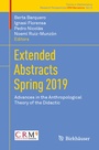 Cover: Extended Abstracts Spring 2019 - Birkh&auml;user