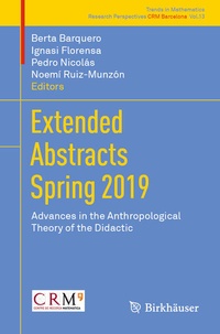 Enlarge image Cover: Extended Abstracts Spring 2019 - Birkhäuser