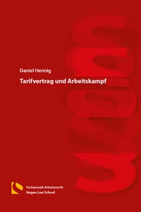 Enlarge image Cover: Tarifvertrag und Arbeitskampf - Hagener Wissenschaftsverlag