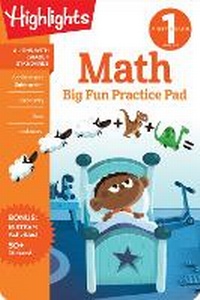 Enlarge image Cover: First Grade Math Big Fun Practice Pad - Highlights Press