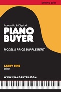 Cover: Piano Buyer Model & Price Supplement / Spring 2021 - Brookside Press