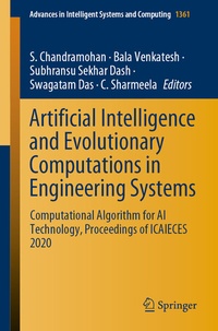 Enlarge image Cover: Artificial Intelligence and Evolutionary Computations in Engineering Systems - Springer