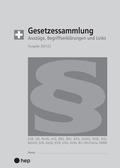 Cover: Gesetzessammlung 2021/2022 (Ausgabe A5) - hep verlag