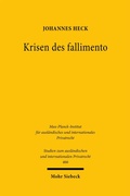 Cover: Krisen des fallimento - Mohr Siebeck