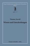 Cover: Wissen und Entscheidungen. - Duncker & Humblot